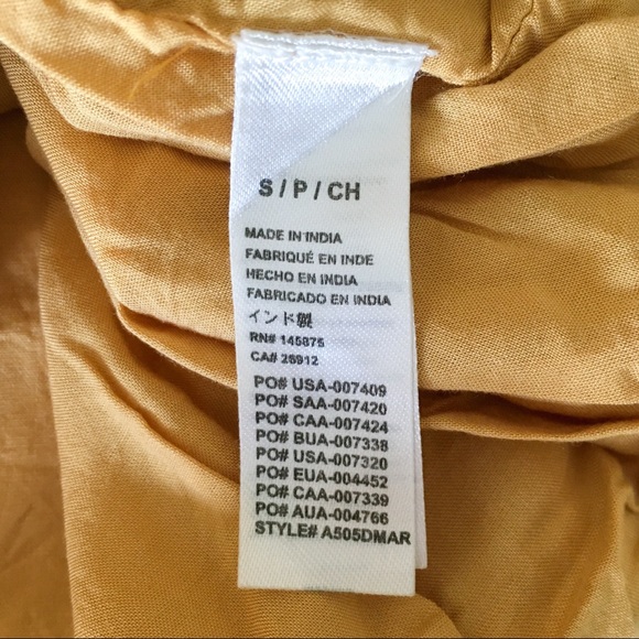 Amuse Society Mariposa Yellow Floral Print Top - Picture 7 of 9